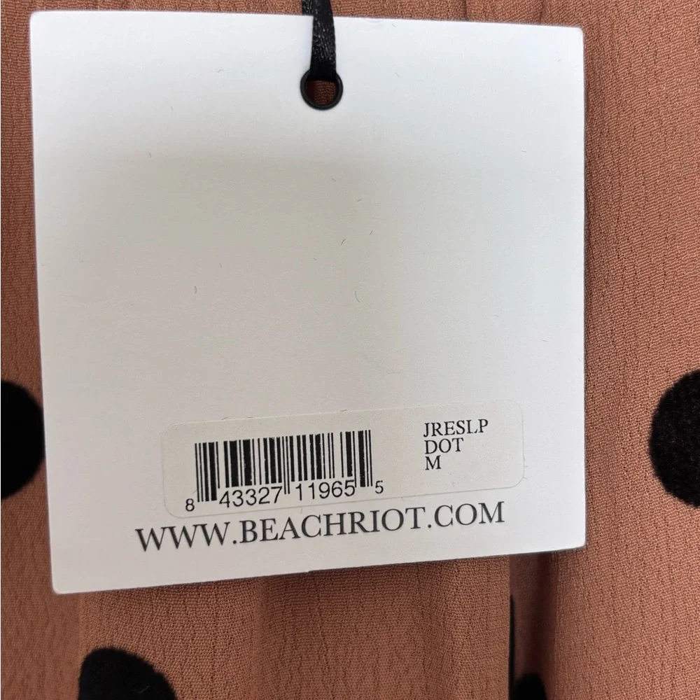 NWT Beach Riot Avery Polka Dot Pants Euro Summer Parisian Chic Revolve Cover up - Picture 6 of 13
